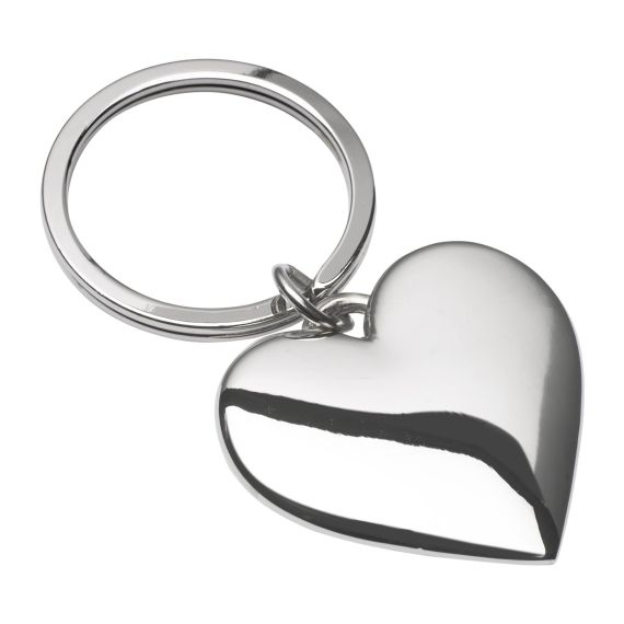Porte-clef personnalisable cœur en métal Porte-clef personnalisable cœur en métal
