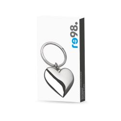Porte-clef personnalisable cœur en métal Porte-clef personnalisable cœur en métal