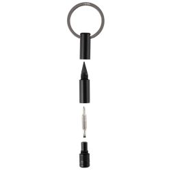 Porte-clés personnalisable avec stylo et tournevis sans fin Porte-clés personnalisable avec stylo et tournevis sans fin