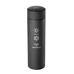 Bouteille publicitaire isotherme Smart bottle capteur thermique