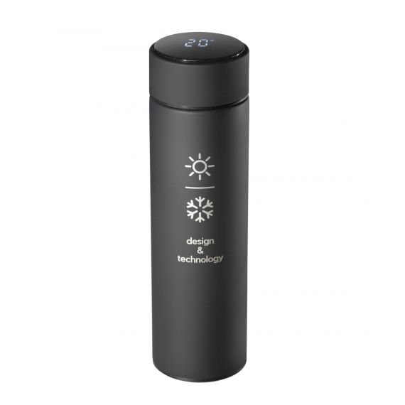 Bouteille publicitaire isotherme Smart bottle capteur thermique Bouteille publicitaire isotherme Smart bottle capteur thermique