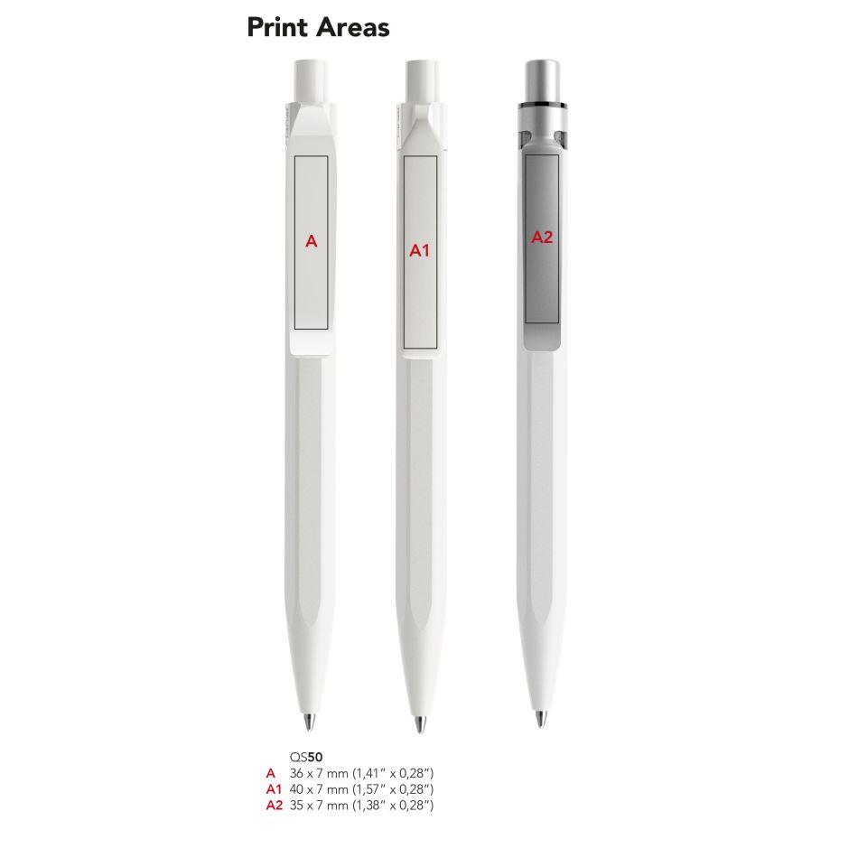 Stylo prodir Suisse personnalisable enrichi en minéraux QS50