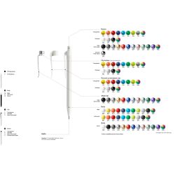 Stylo prodir Suisse personnalisable enrichi en minéraux QS50 Stylo prodir Suisse personnalisable enrichi en minéraux QS50