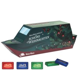Calendrier de l’Avent Bateau personnalisable Lindt Boat 320x168x110 mm