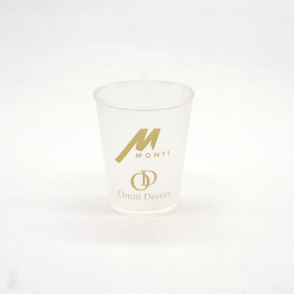 Gobelet en plastique personnalisé 3 cl shooter Fabriqué en Europe