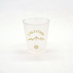 Gobelet en plastique personnalisé 3 cl shooter Fabriqué en Europe