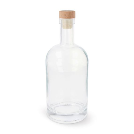 Bouteille en verre 500 ml personnalisée en quadri Bouteille en verre 500 ml personnalisée en quadri