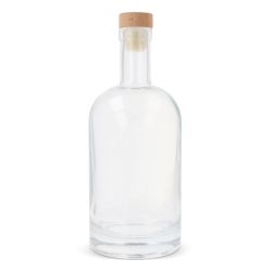 Bouteille en verre 500 ml personnalisée en quadri Bouteille en verre 500 ml personnalisée en quadri