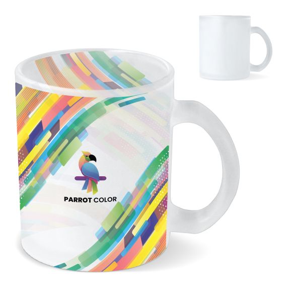 Mug personnalisé en verre frozen 335 ml sublimation