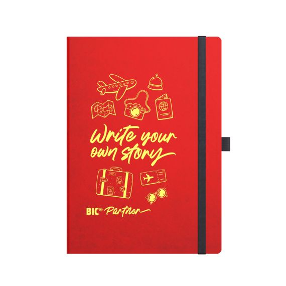 Carnet A5 BIC personnalisé couverture souple Partner Flex Cover Fabriqué en Europe Carnet A5 BIC personnalisé couverture souple Partner Flex Cover Fabriqué en Europe