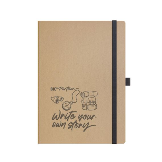Carnet A5 BIC personnalisé couverture recyclée Partner Fruit Cover fabriqué en Europe Carnet A5 BIC personnalisé couverture recyclée Partner Fruit Cover fabriqué en Europe