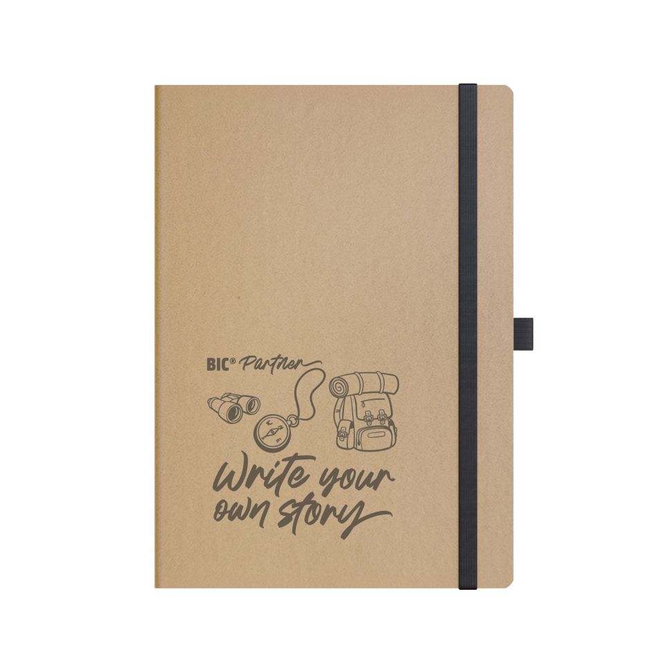 Carnet A5 BIC personnalisé couverture recyclée Partner Fruit Cover fabriqué en Europe