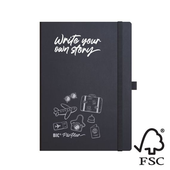 Carnet A5 BIC personnalisé couverture souple Partner Flex Cover Fabriqué en Europe Carnet A5 BIC personnalisé couverture souple Partner Flex Cover Fabriqué en Europe