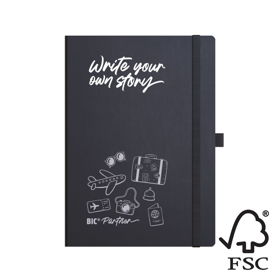 Carnet A5 BIC personnalisé couverture souple Partner Flex Cover Fabriqué en Europe