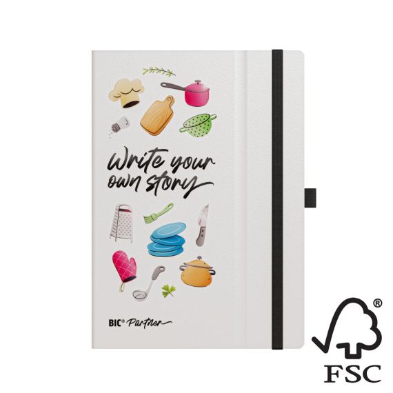Carnet A5 BIC personnalisé couverture rigide Partner Hard Cover Fabriqué en Europe Carnet A5 BIC personnalisé couverture rigide Partner Hard Cover Fabriqué en Europe