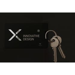 Trackeur SmarTag rechargeable personnalisé compatible Apple et Android ultra fin