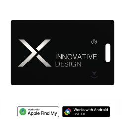 Trackeur SmarTag rechargeable personnalisé compatible Apple et Android ultra fin