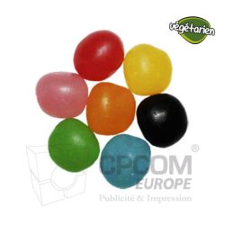 Bonbon Dragibus publicitaire fabriqué en France Haribo VEGGIE