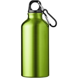 Bouteille d'eau personnalisée Oregon 400 ml aluminium avec mousqueton
