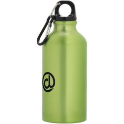 Bouteille d'eau personnalisée Oregon 400 ml aluminium avec mousqueton