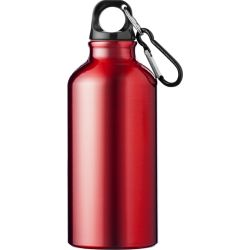 Bouteille d'eau personnalisée Oregon 400 ml aluminium avec mousqueton