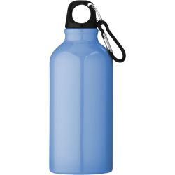 Bouteille d'eau personnalisée Oregon 400 ml aluminium avec mousqueton
