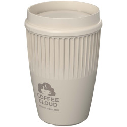 Gobelet publicitaire Cirrus de 350 ml avec couvercle 360° Gobelet publicitaire Cirrus de 350 ml avec couvercle 360°