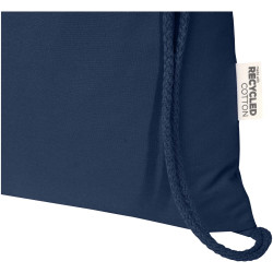 Sac publicitaire de 5 L avec cordon Oregon Blend en coton recyclé 140 g/m² certifié GRS