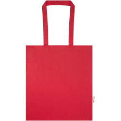 Sac publicitaire shopping Madras Blend en coton recyclé GRS 140 g/m² Sac publicitaire shopping Madras Blend en coton recyclé GRS 140 g/m²