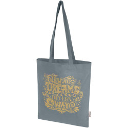 Sac publicitaire shopping Madras Blend en coton recyclé GRS 140 g/m² Sac publicitaire shopping Madras Blend en coton recyclé GRS 140 g/m²