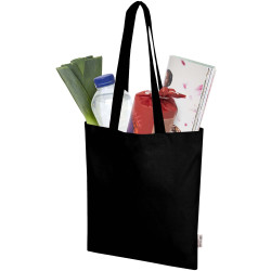 Sac publicitaire shopping Madras Blend en coton recyclé GRS 140 g/m² Sac publicitaire shopping Madras Blend en coton recyclé GRS 140 g/m²