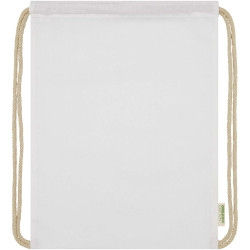 Sac publicitaire à dos avec cordon en coton organique Orissa 140 g/m² 5L Sac publicitaire à dos avec cordon en coton organique Orissa 140 g/m² 5L