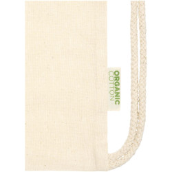 Sac publicitaire à dos avec cordon en coton organique Orissa 140 g/m² 5L