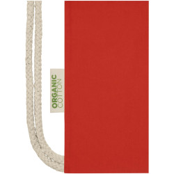 Sac publicitaire à dos avec cordon en coton organique Orissa 140 g/m² 5L Sac publicitaire à dos avec cordon en coton organique Orissa 140 g/m² 5L