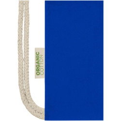 Sac publicitaire à dos avec cordon en coton organique Orissa 140 g/m² 5L Sac publicitaire à dos avec cordon en coton organique Orissa 140 g/m² 5L