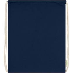 Sac publicitaire à dos avec cordon en coton organique Orissa 140 g/m² 5L Sac publicitaire à dos avec cordon en coton organique Orissa 140 g/m² 5L
