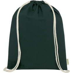 Sac publicitaire à dos avec cordon en coton organique Orissa 140 g/m² 5L Sac publicitaire à dos avec cordon en coton organique Orissa 140 g/m² 5L