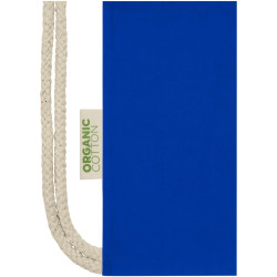 Sac publicitaire à dos en coton biologique 100 g/m² avec cordon 5L Orissa