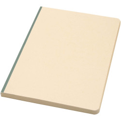 Carnet publicitaire A5 Liliana à couverture souple en canne à sucre et RPET Carnet publicitaire A5 Liliana à couverture souple en canne à sucre et RPET