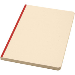 Carnet publicitaire A5 Liliana à couverture souple en canne à sucre et RPET