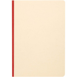 Carnet publicitaire A5 Liliana à couverture souple en canne à sucre et RPET