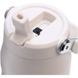 Bouteille publicitaire d'eau de 700 ml avec paille rabattable Stanley IceFlow™ 2.0