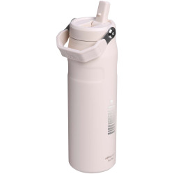 Bouteille publicitaire d'eau de 700 ml avec paille rabattable Stanley IceFlow™ 2.0
