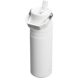 Bouteille publicitaire d'eau de 700 ml avec paille rabattable Stanley IceFlow™ 2.0