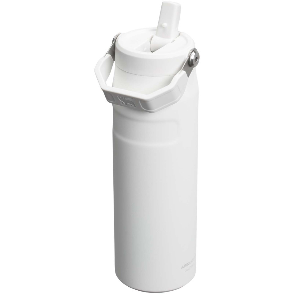 Bouteille publicitaire d'eau de 700 ml avec paille rabattable Stanley IceFlow™ 2.0