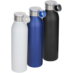 Bouteille publicitaire d’eau Grom de 650 ml en acier inoxydable recyclé certifié RCS Bouteille publicitaire d’eau Grom de 650 ml en acier inoxydable recyclé certifié RCS