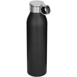Bouteille publicitaire d’eau Grom de 650 ml en acier inoxydable recyclé certifié RCS