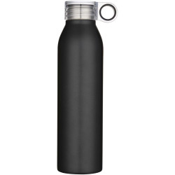 Bouteille publicitaire d’eau Grom de 650 ml en acier inoxydable recyclé certifié RCS