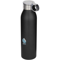 Bouteille publicitaire d’eau Grom de 650 ml en acier inoxydable recyclé certifié RCS