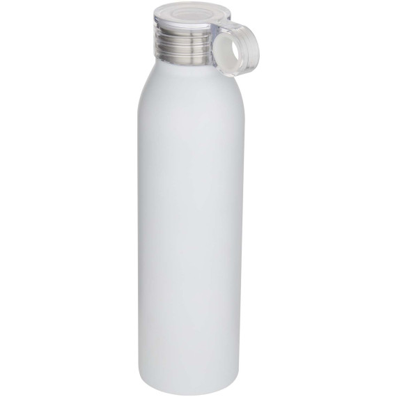 Bouteille publicitaire d’eau Grom de 650 ml en acier inoxydable recyclé certifié RCS